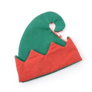 Cappello natalizio elfo, cm 30 x 30